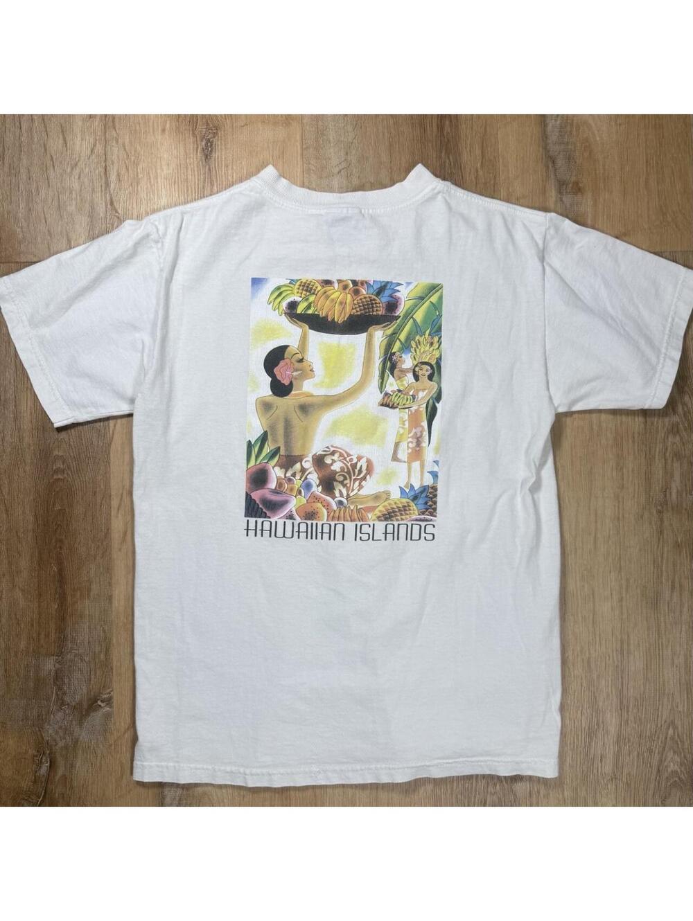 90s Hawaiian Islands Tee – White (M)